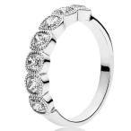 Pandora Alluring Cushion Ring, Clear CZ, 7 US, 191019CZ-54