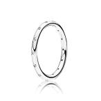 PANDORA Ring Droplets with Clear CZ 190945CZ