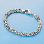 Ross-Simons Ross-Simons 925 Sterling Silver Handmade Byzantine Bracele