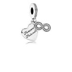 PANDORA 791948CZ Forever Friends Dangle Charm