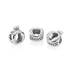 Pandora Crown O Charm In Sterling Silver 797401
