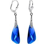 Body Candy Handcrafted Silver Plated Blue Inspire Dangle Earrings Crea