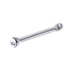 Body Candy Clear 1.57mm Stainless Steel Micro Nose Stud Bone 20 Gauge