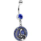 Body Candy Stainless Steel Royal Blue Accent My My My Mermaid Dangle B