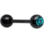 Body Candy 14 Gauge Blue Green Black Barbell Tongue Ring