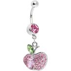 Body Candy Eve's Pink Apple Belly Ring