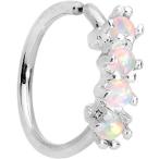 Body Candy Unisex Stainless Steel Synthetic Opal Cartilage Earring 20