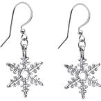 Body Candy Holiday Winter Snowflake Earrings