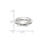 925 Sterling Silver 5mm Comfort Fit Wedding Ring Band Size 11.00 Class
