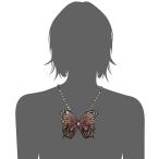 Betsey Johnson (GBG) Gold Butterfly Pendant Necklace, Pink, One Size
