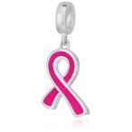 Chamilia Give Back Breast Cancer Ribbon Bead Charm