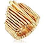 Robert Lee Morris Soho Women's Gold Metal Stick Stretch Ring, One Size