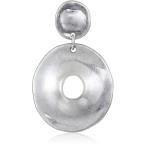 Robert Lee Morris Center Point Women's Silver Double Drop Earrings, On