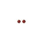 Sorrelli Cushion-Cut Solitaire Earring - Essentials, Red, 0.5