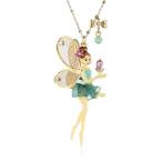 Betsey Johnson "Fairyland Fairy Pendant Necklace, 19"