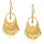 Satya Jewelry Classics Gold-Plated Petal Chandelier Earrings