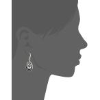 Napier Women's Jet And Leather Teardrop Drop Earrings