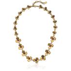 Lucky Brand Floral Collar Necklace, Gold, One Size