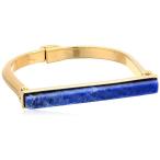 Ben-Amun Jewelry Women's Mod Gold-Tone Part Square Sodalite Stone Magn