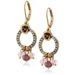 Lonna &amp; Lilly Gold/Pink Open Drop Earrings, Pink, 0