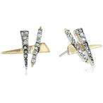 Alexis Bittar Criss-cross Shard Post Earrings, 10K Gold with Antique R