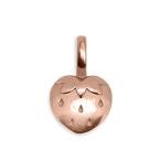 Alex Woo 14k Mini Addition Strawberry Charm, Rose Gold, 0