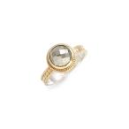 Anna Beck Designs 18k Gold-Plated Stone Ring, Size 7.0, Gold/Pyrite