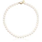 Majorica 1 Row White 8mm Faux-Pearl Necklace, 16"