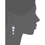 Lucky Brand Women's Lavender 3 Stone Drop Earrings, Silver, One Size