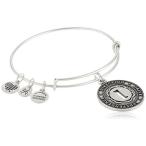Alex and Ani "Numerology" Number One, Expandable Wire Bangle Charm Bra
