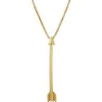 Alex and Ani Women's 18" Arrow Necklace 14kt Gold Plated One Size