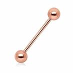 Rose-Gold Plated 316L Surgical Steel WildKlass Barbell