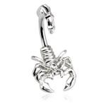 Scorpion WildKlass Navel Ring 316L Surgical Steel (Sold by Piece)