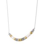 Silpada 'Canyon Dreams' Curved Bar Necklace with Swarovski Crystals in