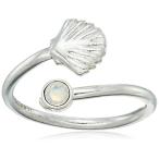 Alex and Ani Ring Wrap, Shell, Sterling Silver Stackable Ring, Size 5-