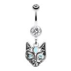 Cleopatra Cat WildKlass Belly Button Ring