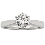 Forever Classic Round 6.5mm Moissanite Engagement Ring-size 7, 1.00ct