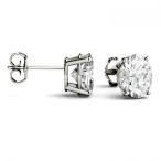 Forever Brilliant 7x5mm Oval Moissanite Stud Earrings, 1.80cttw DEW by