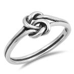 Celtic Knot Criss Cross Woven Thumb Ring New 925 Sterling Silver Band