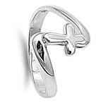Sterling Silver Christian Cross Ring Gorgeous Faith Band Solid 925 Siz