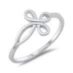 Infinity Love Knot Cross Filigree Ring New .925 Sterling Silver Band S