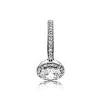 Pandora Vintage Elegance With Clear Cz Ring 191017CZ-58 / Size 8.5