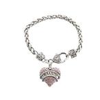 Sports Accessory Store Gymnastics Heart Pink Crystals Silver Lobster C