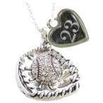 Custom Baseball Glove Crystal Silver Necklace Jewelry Jersey Numbers 0