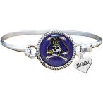 Sports Accessory Store East Carolina Pirates Alumni Charm Silver Cuff