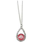 Sports Accessory Store Ohio State Buckeyes Red Teardrop Clear Crystal