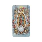 Saint Juan Diego 3/4-inch Pewter Medal Pendant Necklace with Holy Pray