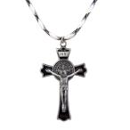 Faith and Service Jewelry Collection Saint Benedict Crucifix Pendant P