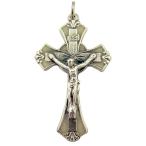Religious Gifts Silver Toned Base Luminous Glow in The Dark Modern Cro