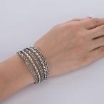 Carolyn Pollack 925 Silver S, M, L Five Row Cuff Bracelet - Small